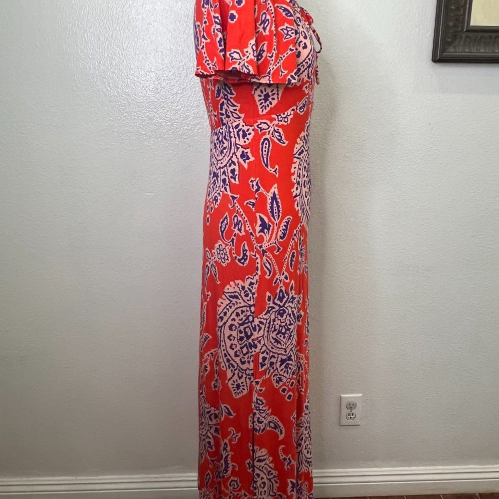 Anthropologie Akemi + Kin Correia Maxi Dress Multicolor Floral Size X-Small - Picture 6 of 8